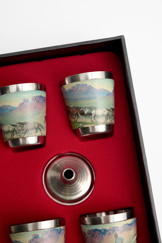 Mongolian Flask Set