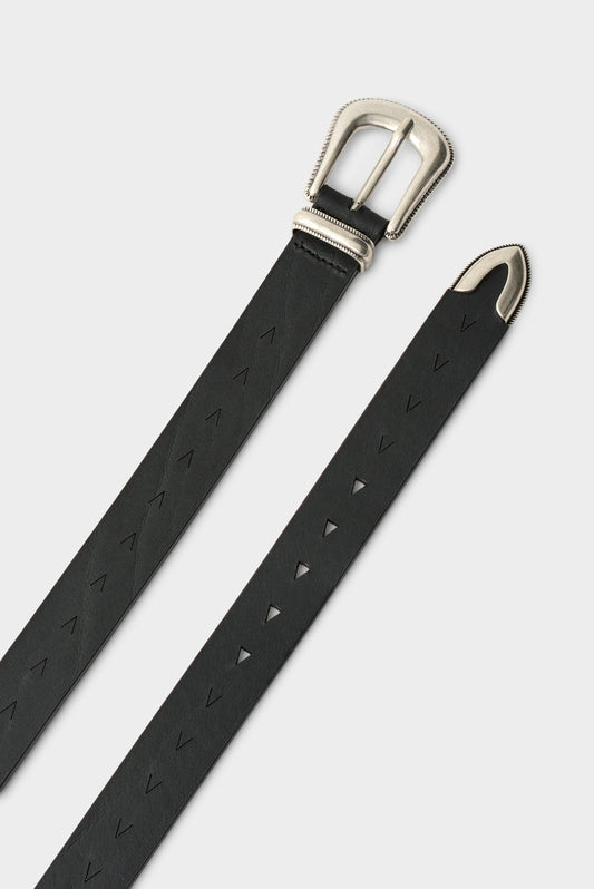 Seta Belt Black Leather