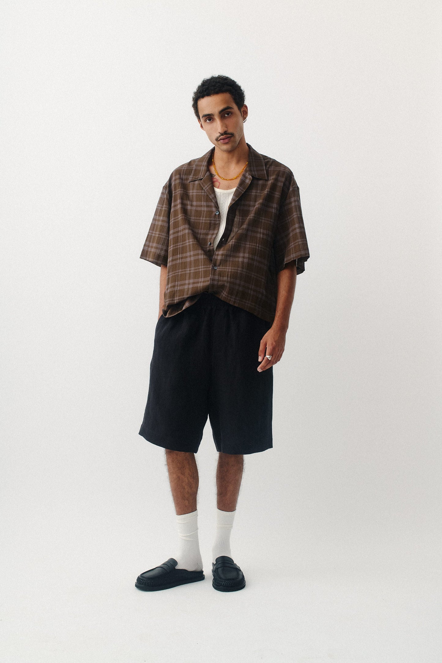 Samata Shirt Earthy Check