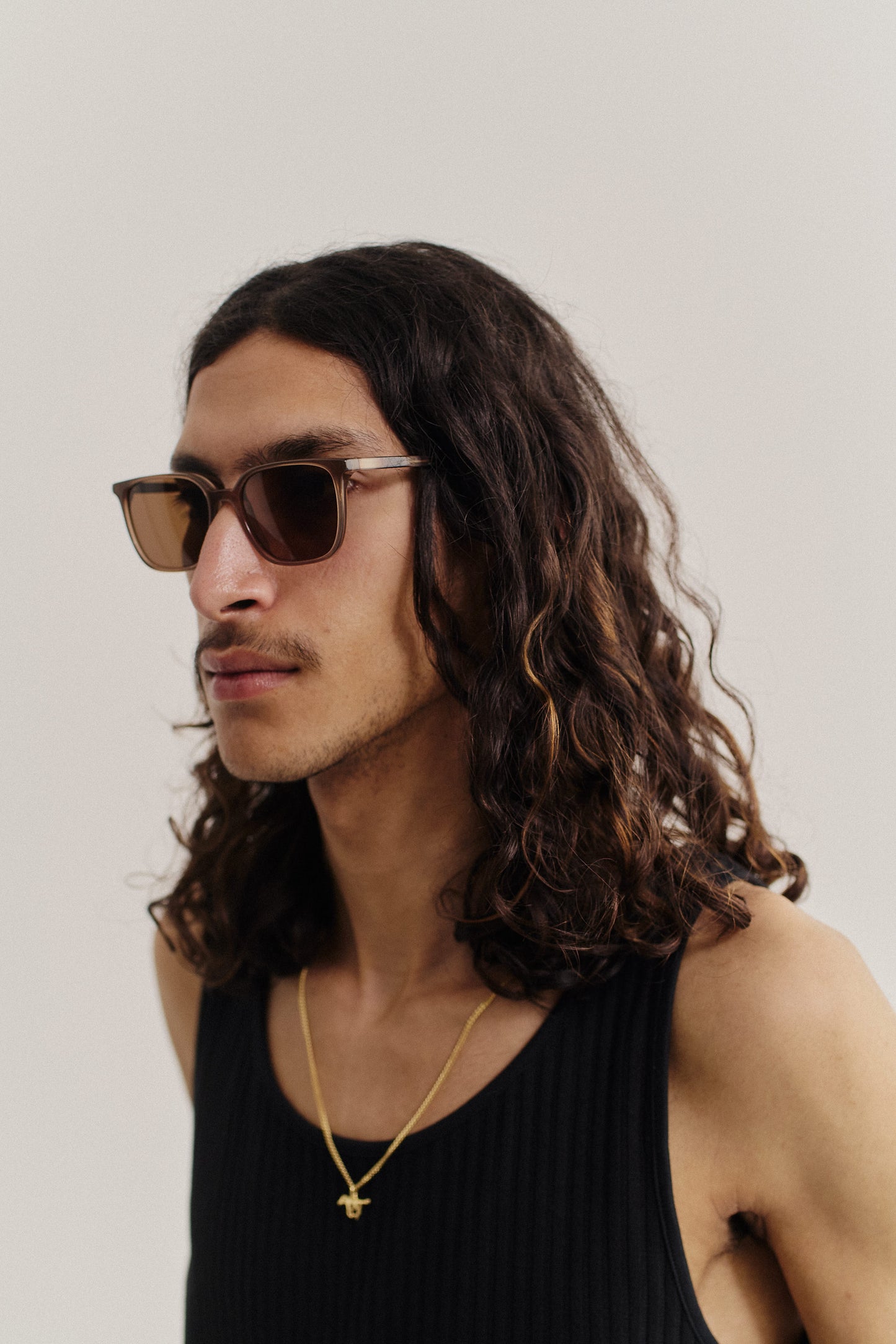 Men's accessories, Marseille sunglasses in brown acetate with Carl Zeiss® lenses.