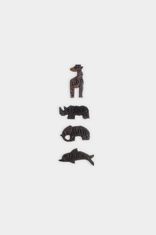 AKOG WOOD KEYCHAIN SET