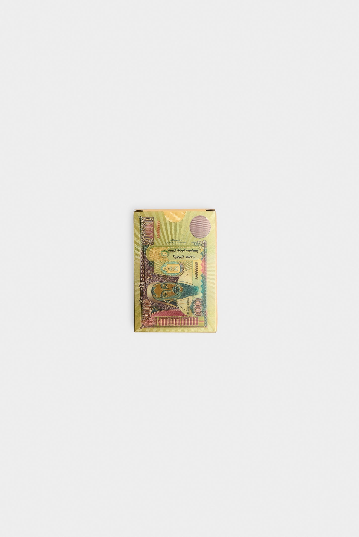 Golden Tugrik Playing Cards