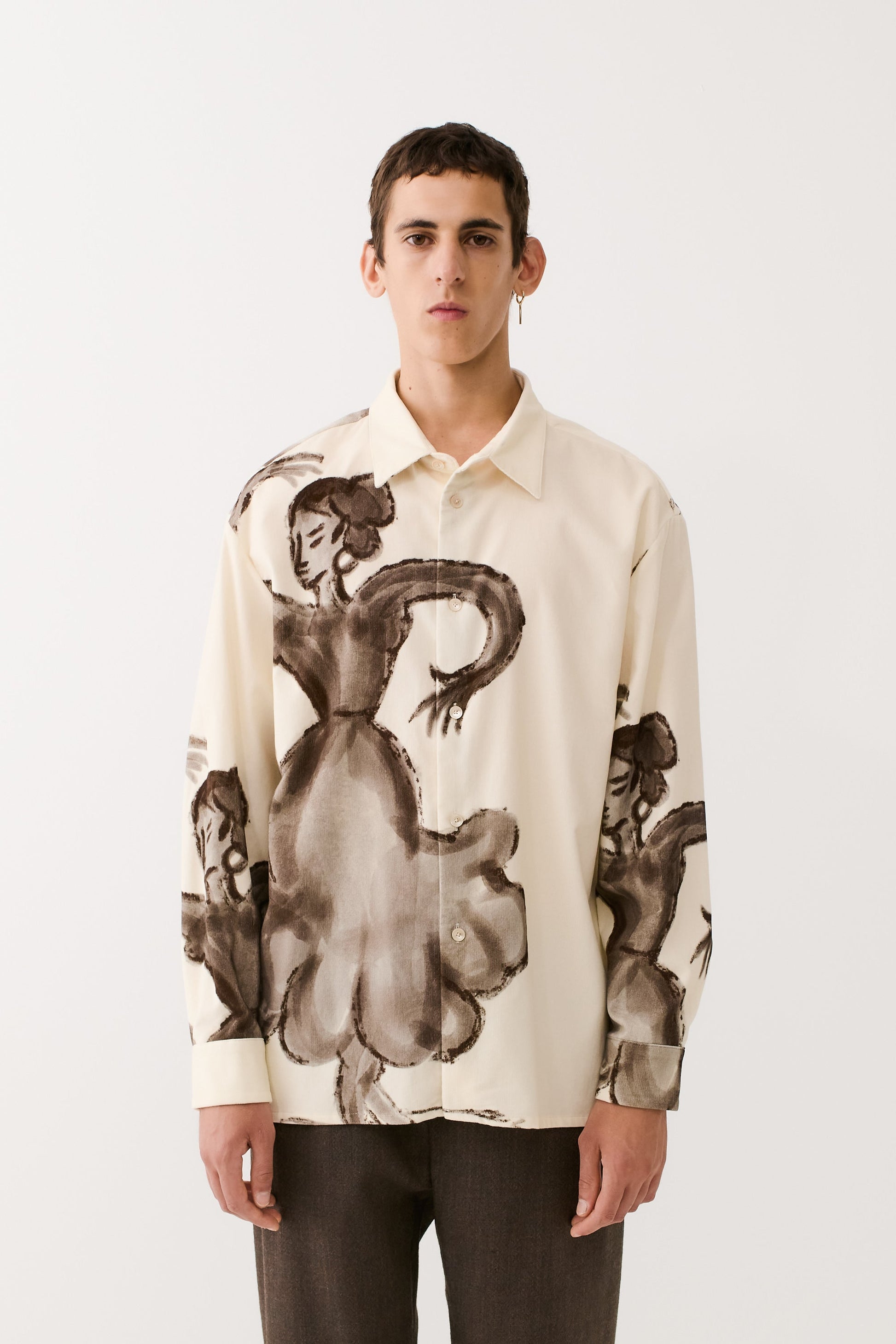 Derbin Shirt Cream Dancer