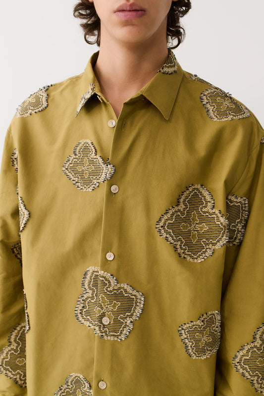 Derbin Shirt Moss Flower Meadow