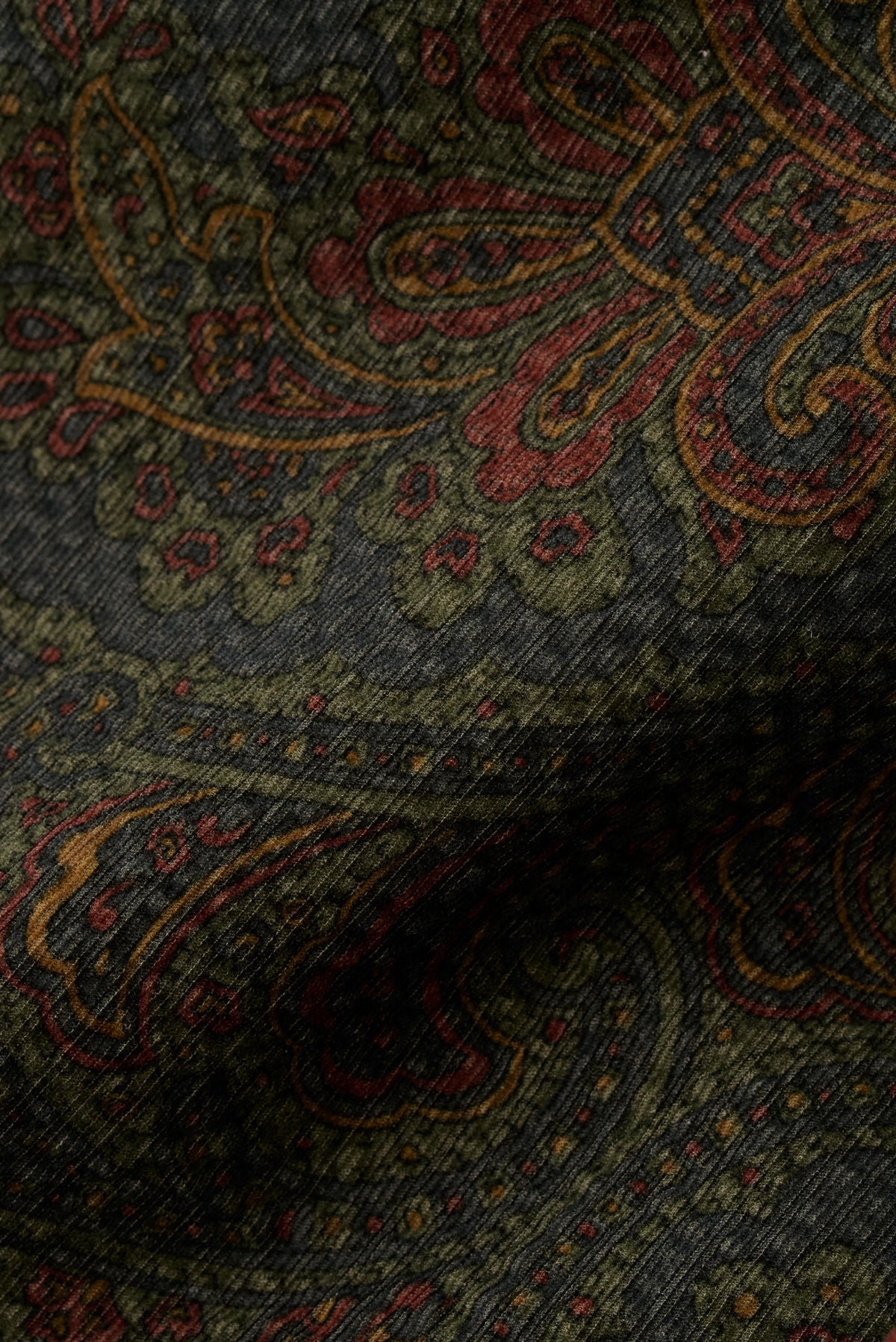 Derbin Shirt Moss Paisley