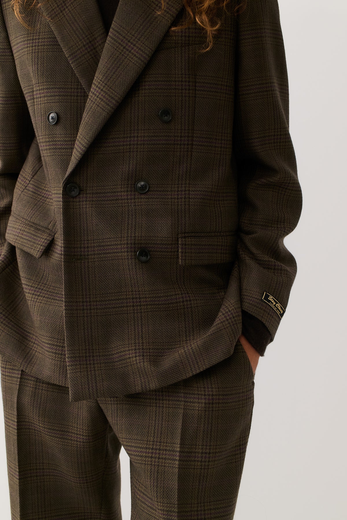 DOUBLE BREASTED PEAK BLAZER