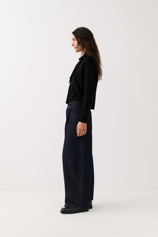 Duma Pleated Denim Almost Raw