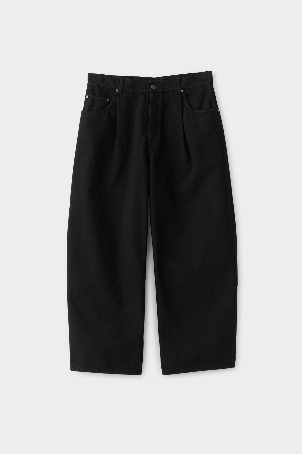 Duma Pleated Denim Coal Treasure