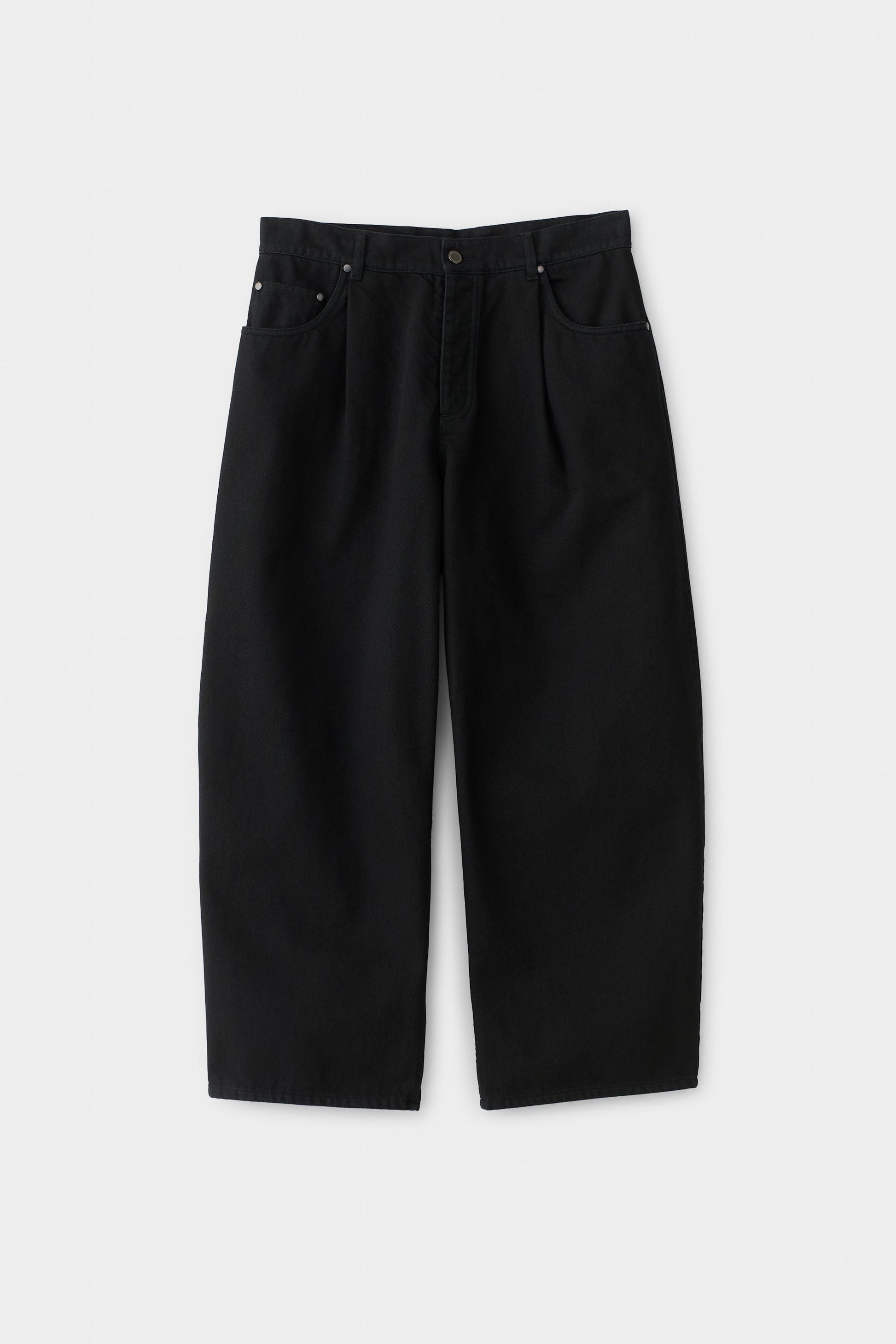 Duma Pleated Denim Coal Treasure