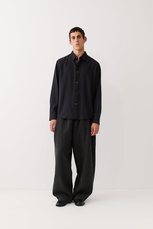 Fulvio Shirt Washed Graphite