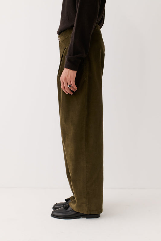 Piero Pants Olive Haze Corduroy