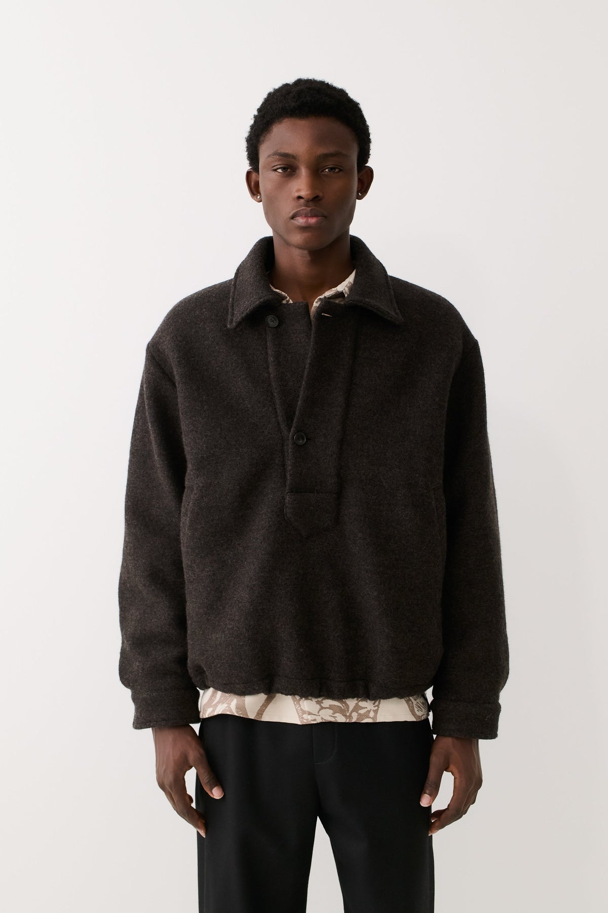 Plan Pullover Jacket Dark Oak Loden