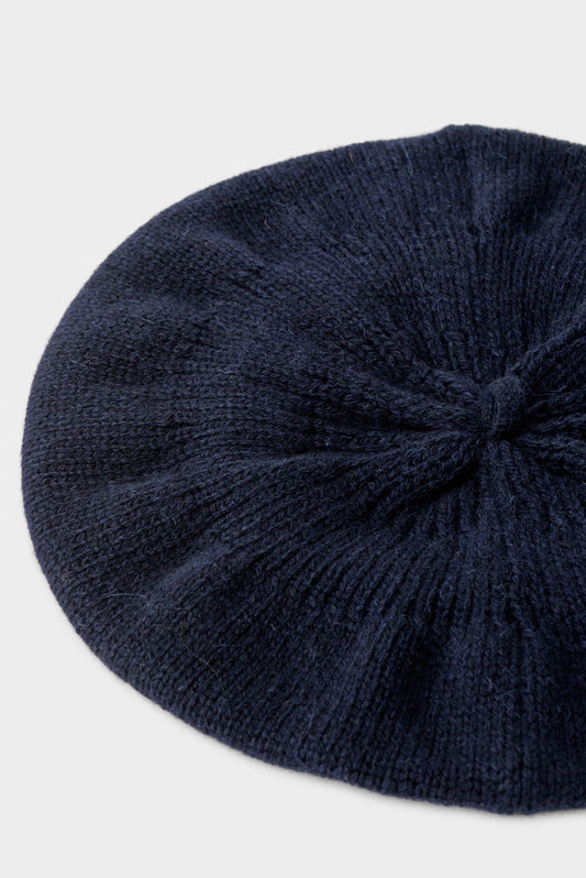 Prado Knitted Beret Antique Navy