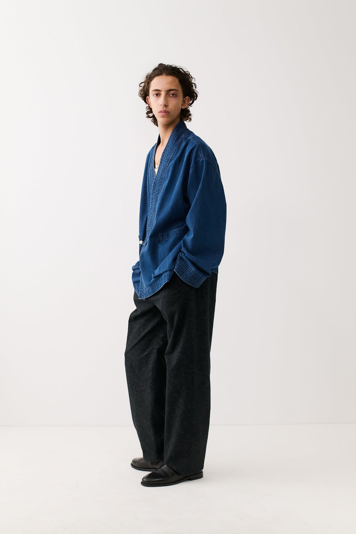 Samurai Trousers Washed Black Ornament