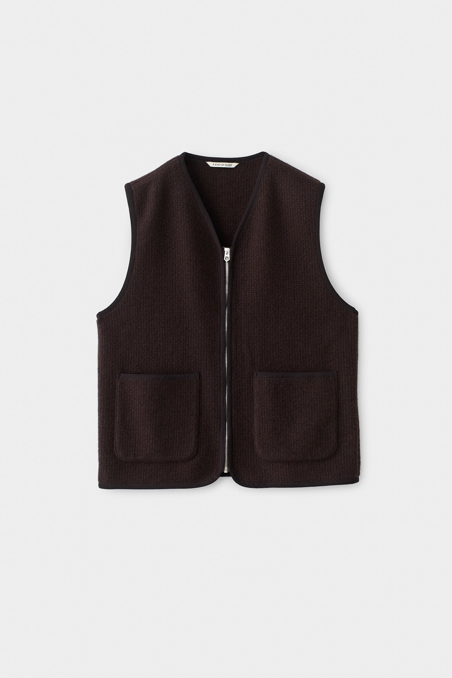 Valur Wool Vest Mahogany Tiles