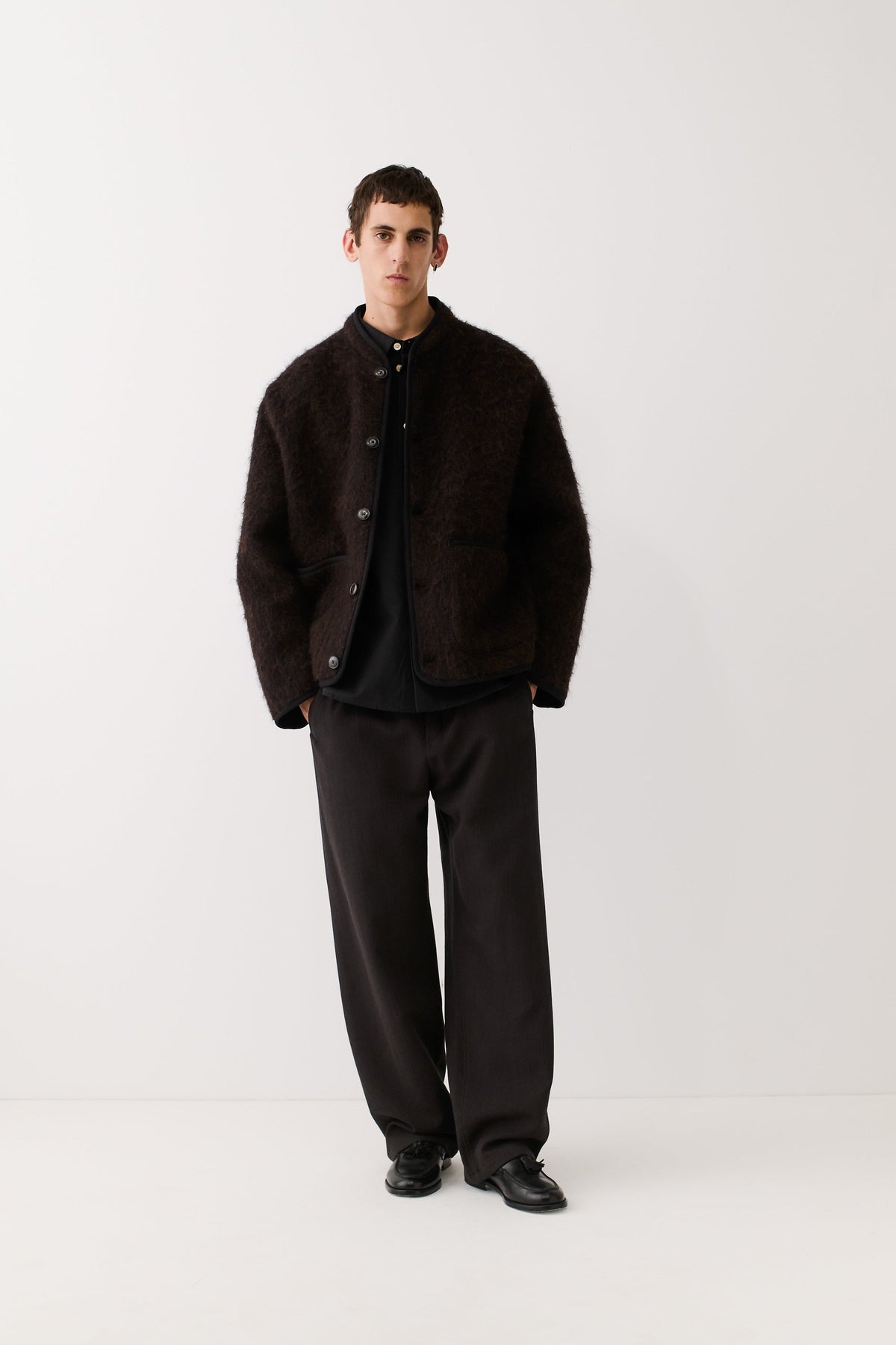 Yebra Jacket Brown Frills