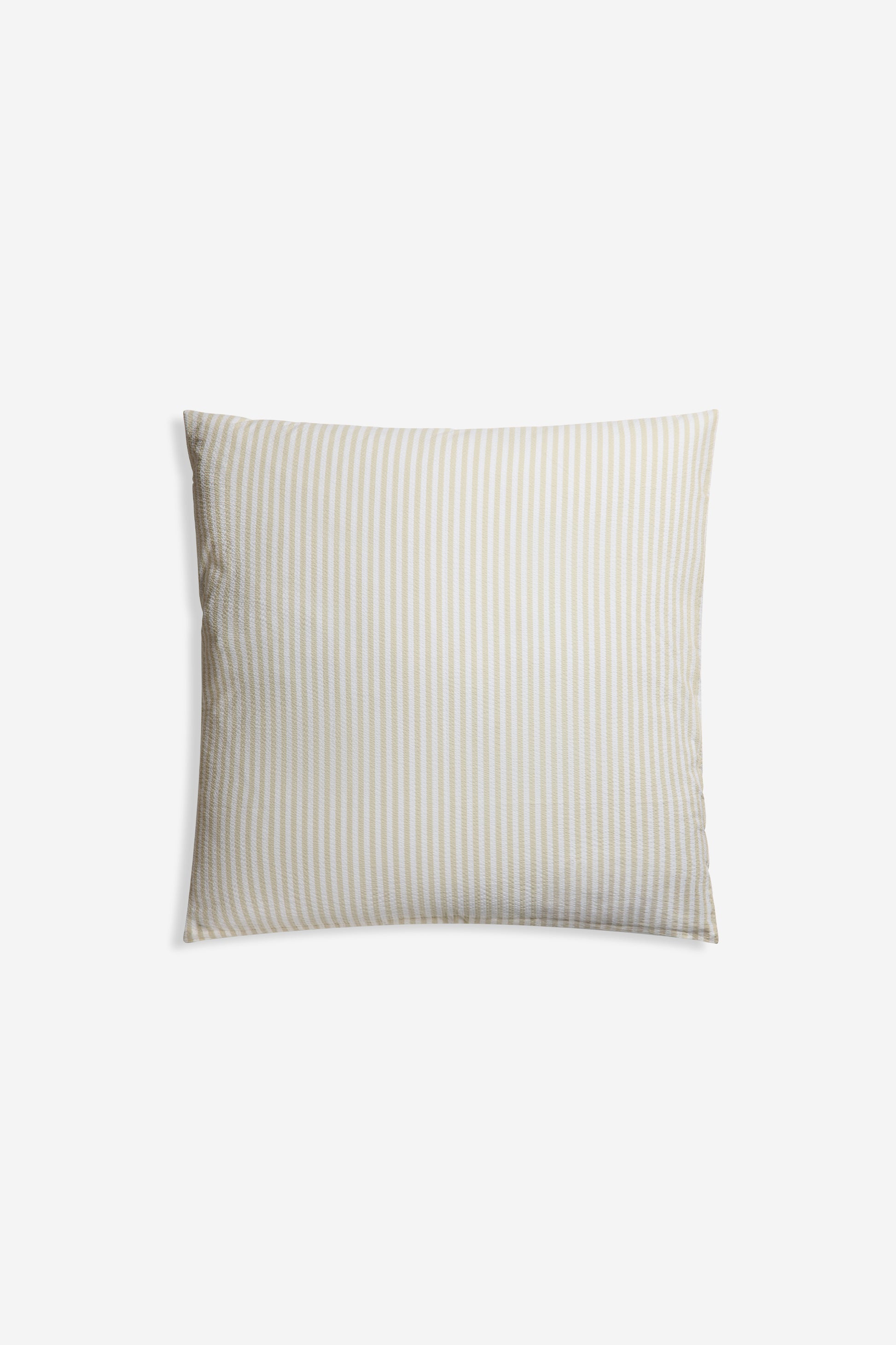 Accessories pillowcase, 100% organic cotton, sage stripe, 80x80cm, with zipper closure.