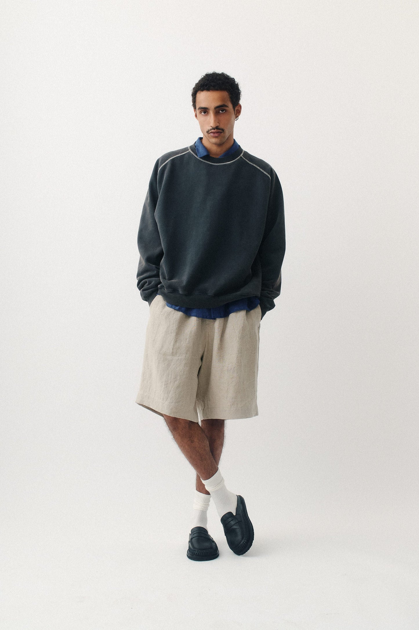 Campino Crewneck Washed Black