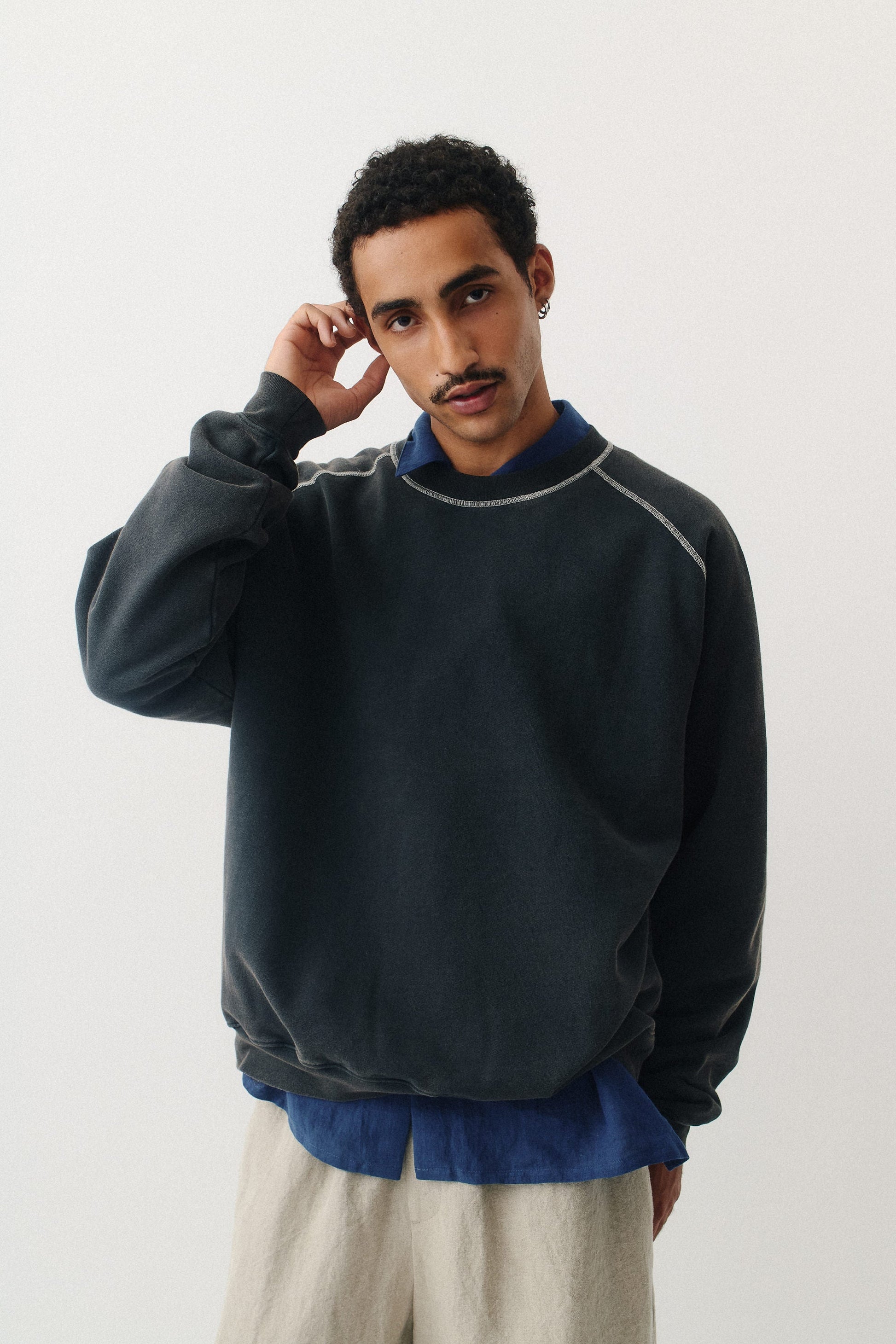 Campino Crewneck Washed Black