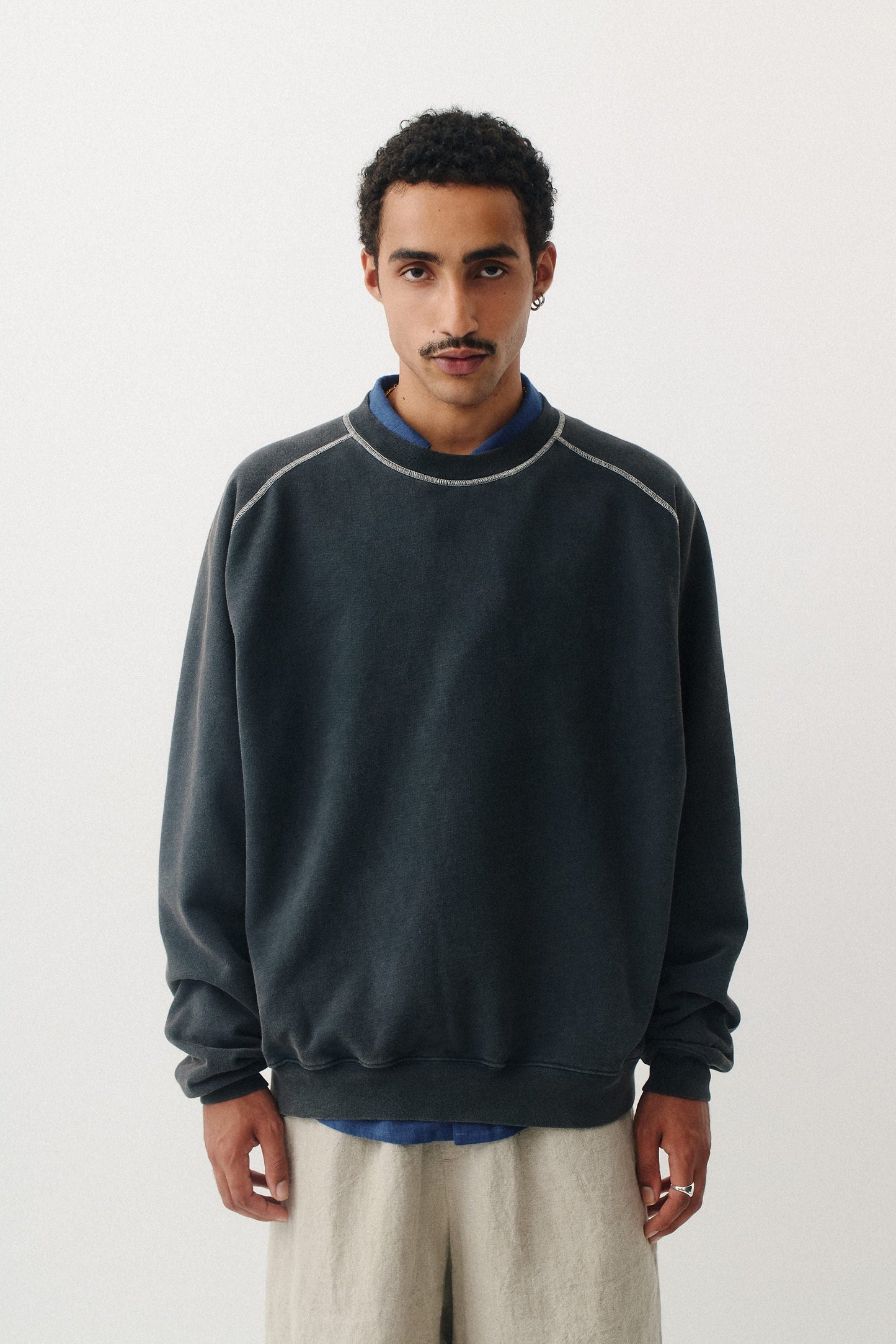 Campino Crewneck Washed Black