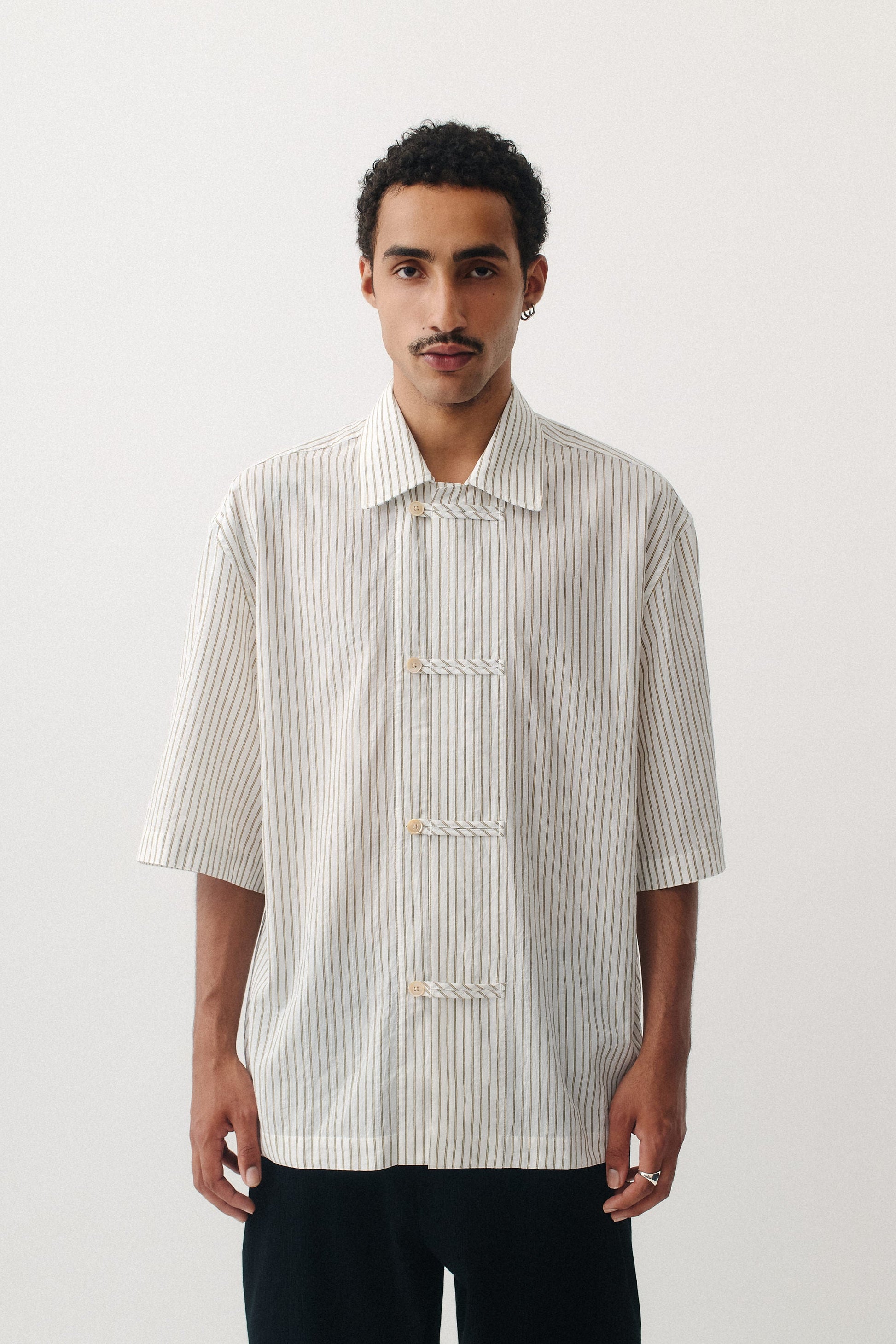Meia Shirt Light Beach Stripe