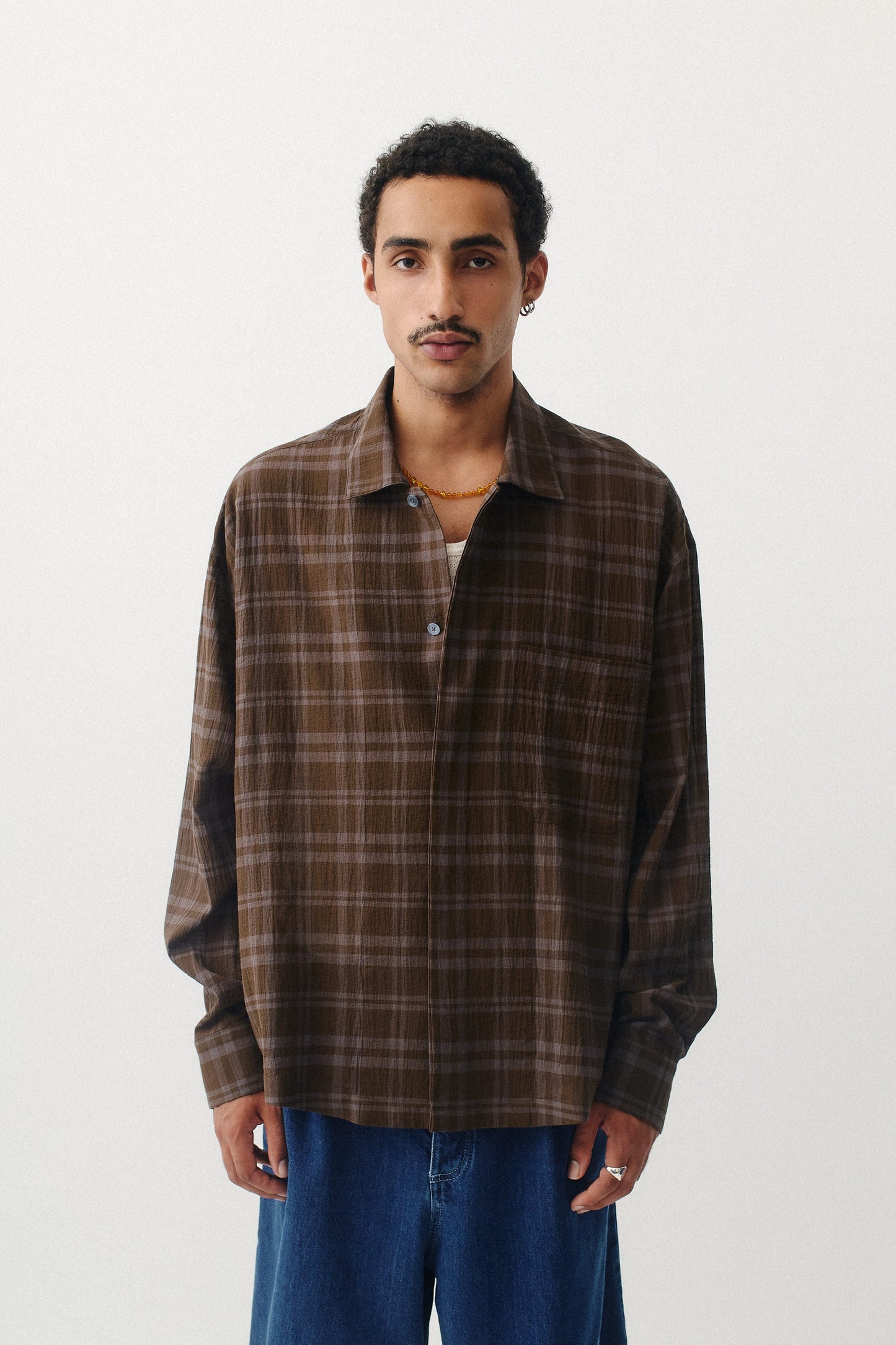 Rumba Shirt Earthy Check
