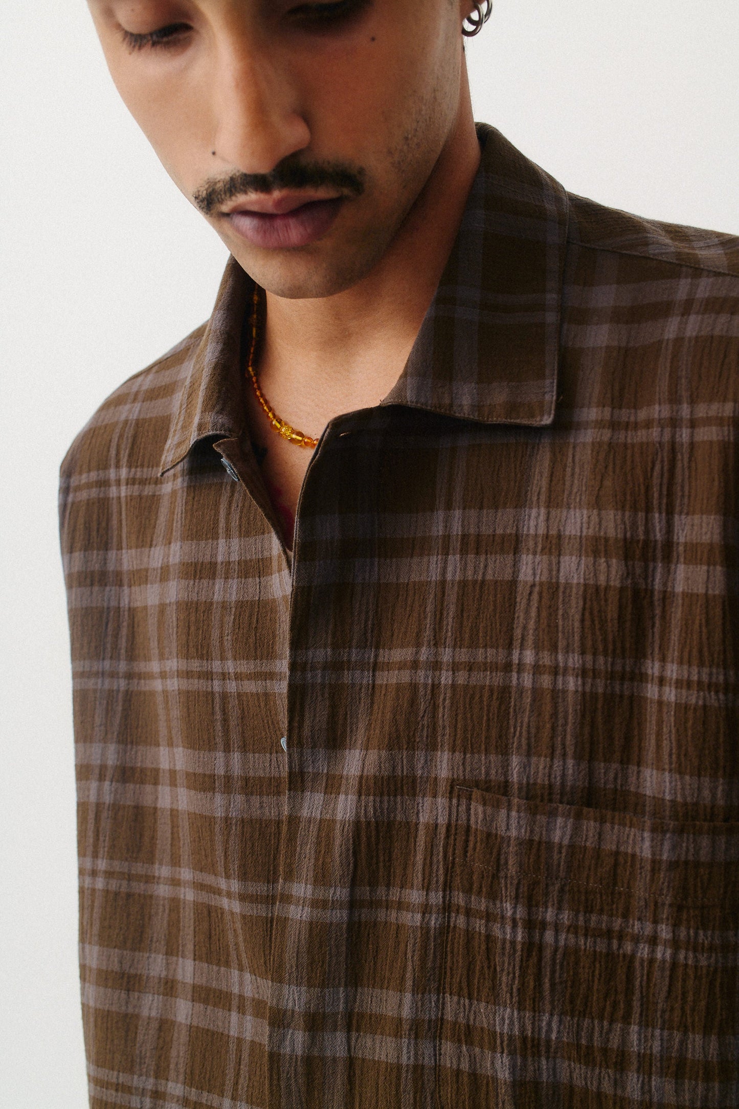 Rumba Shirt Earthy Check