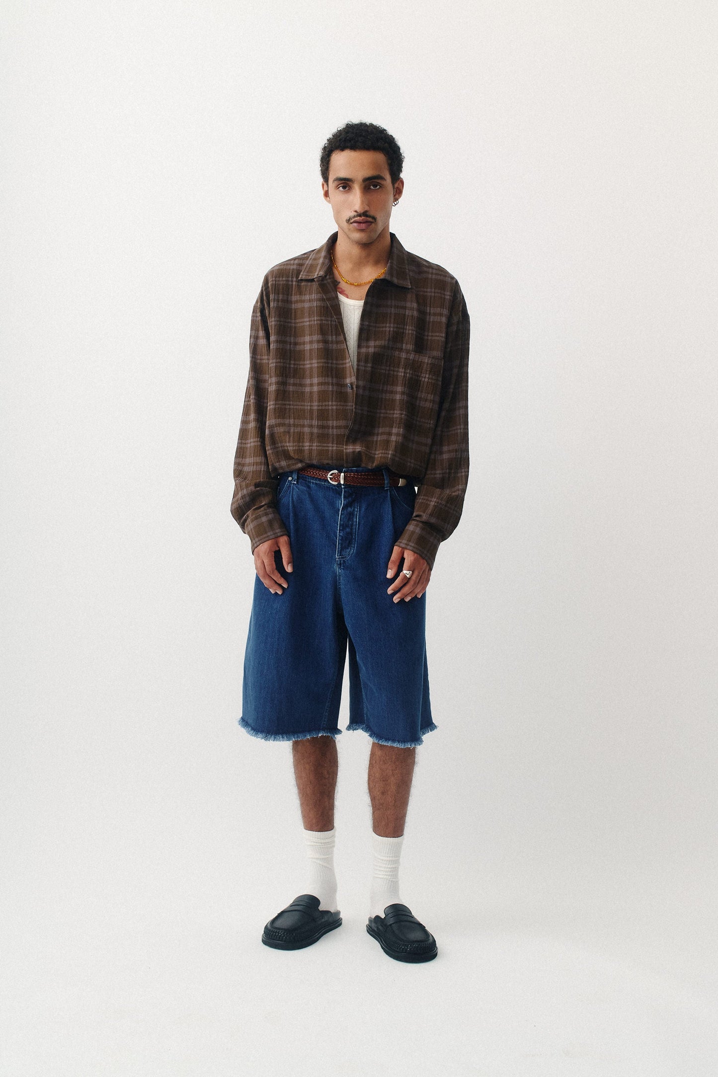 Rumba Shirt Earthy Check