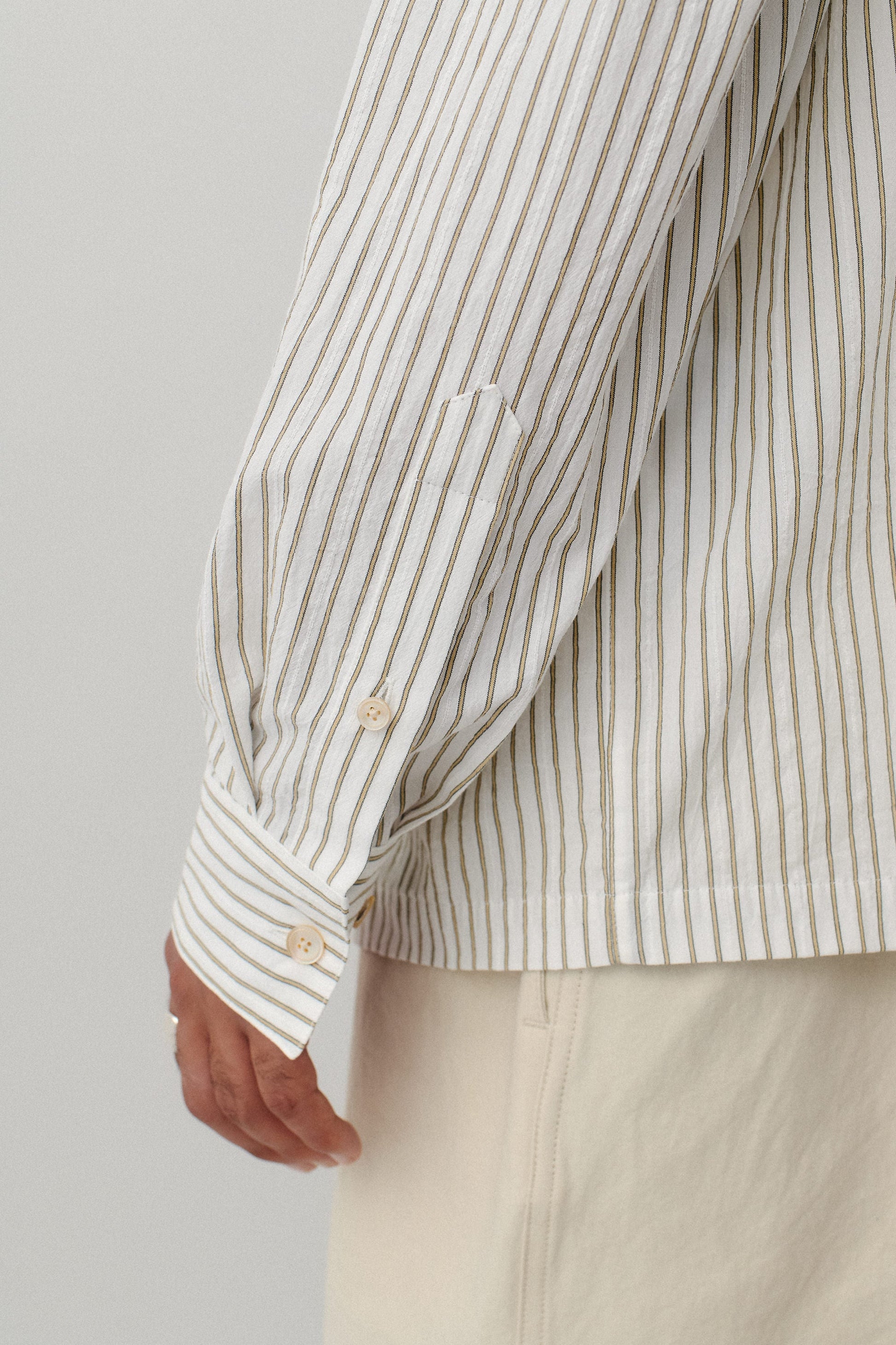 Rumba Shirt Light Beach Stripe