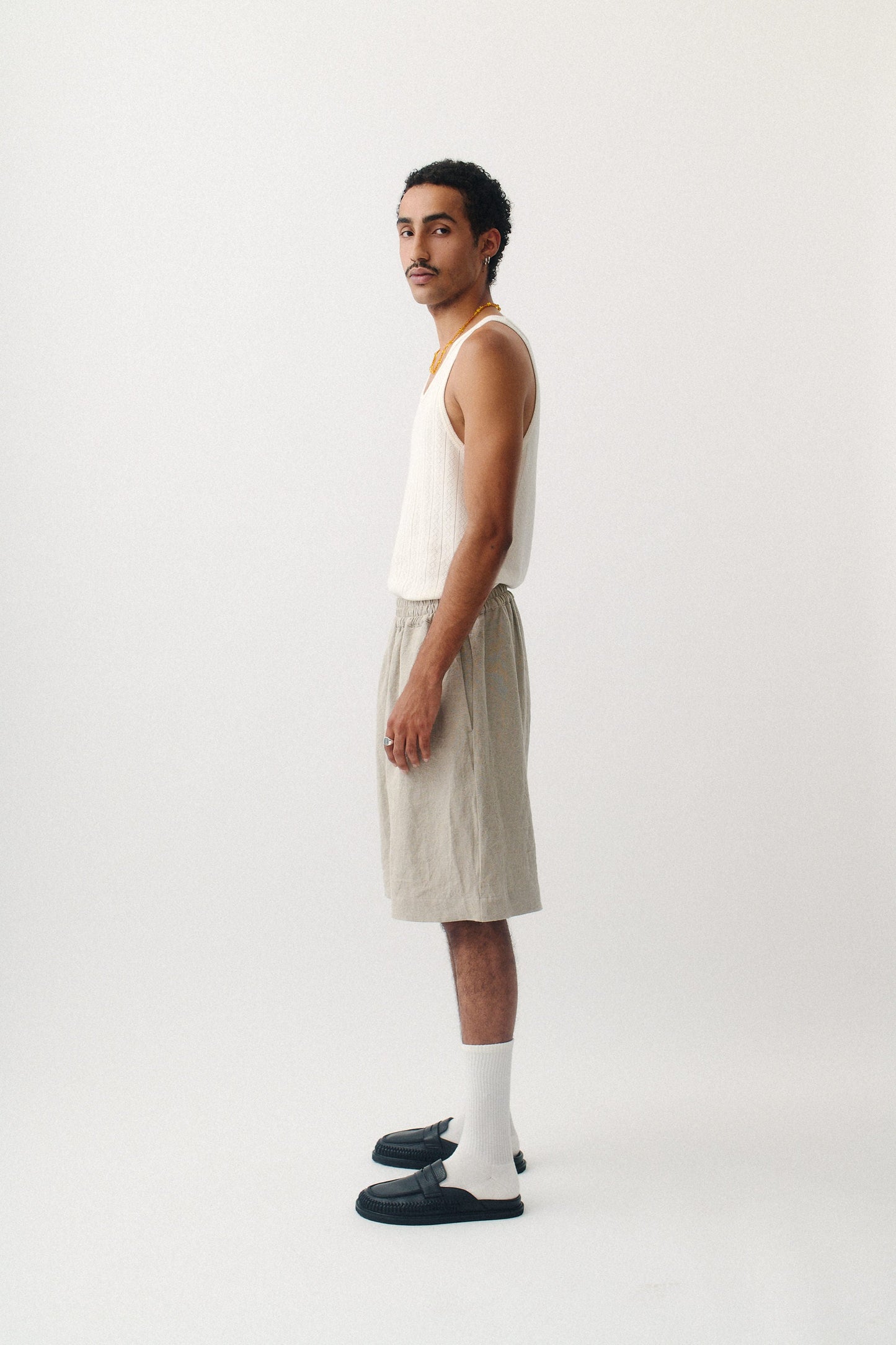 Saleh Shorts Beach Linen