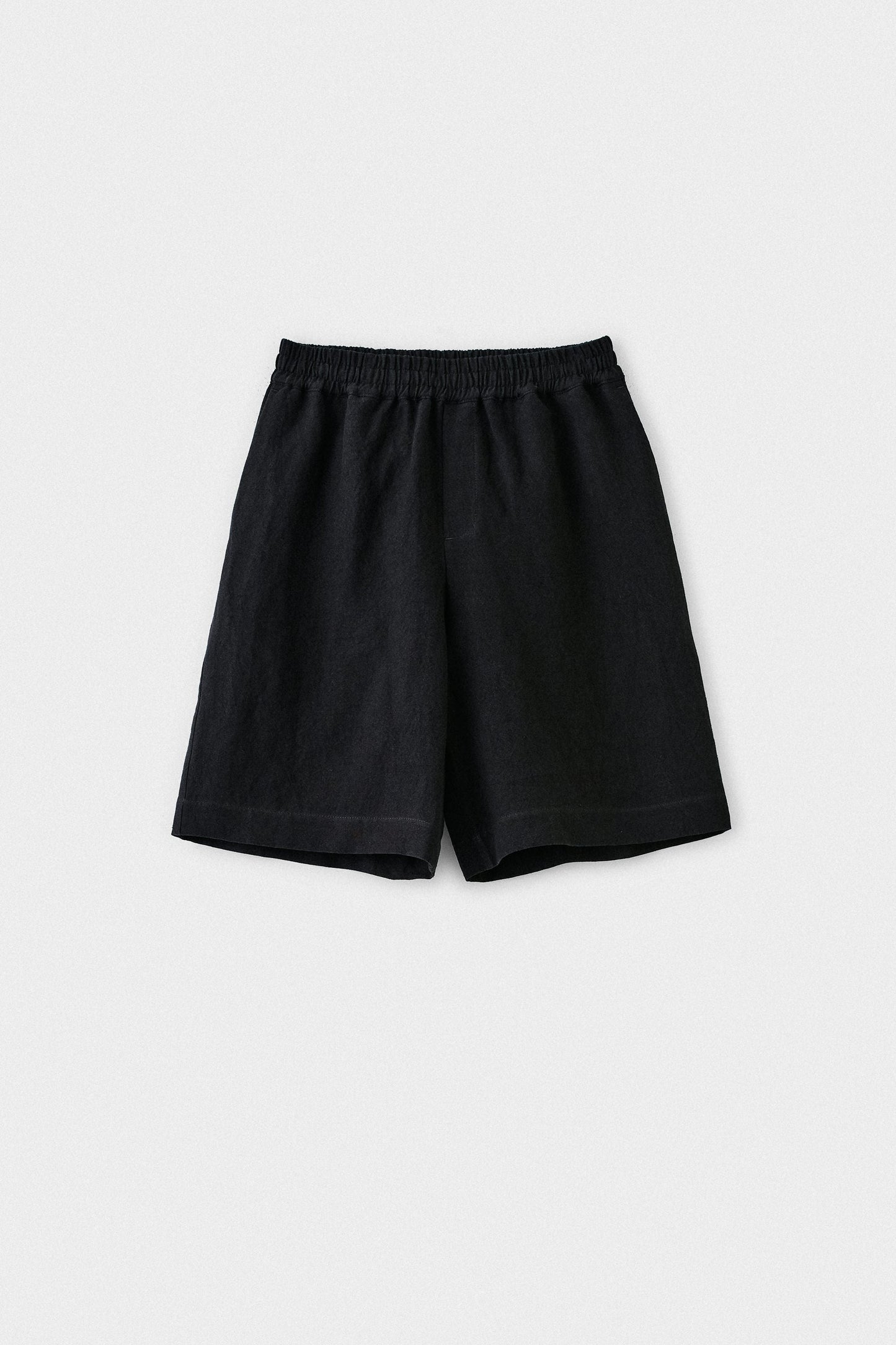 Saleh Shorts Mystic Black Linen