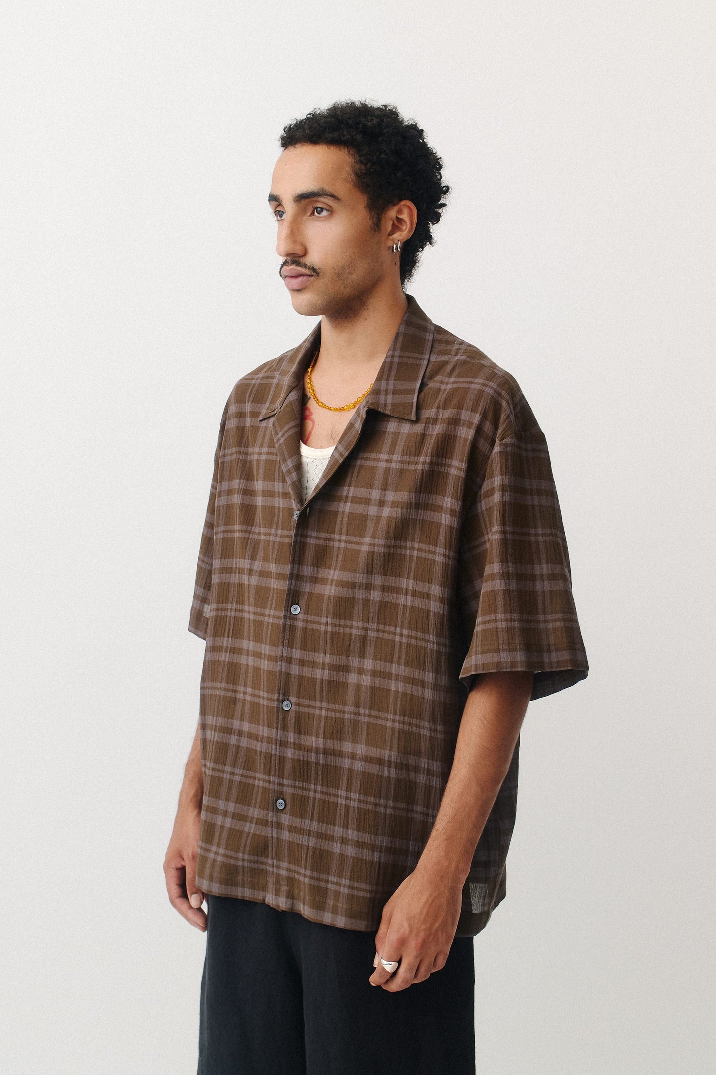 Samata Shirt Earthy Check