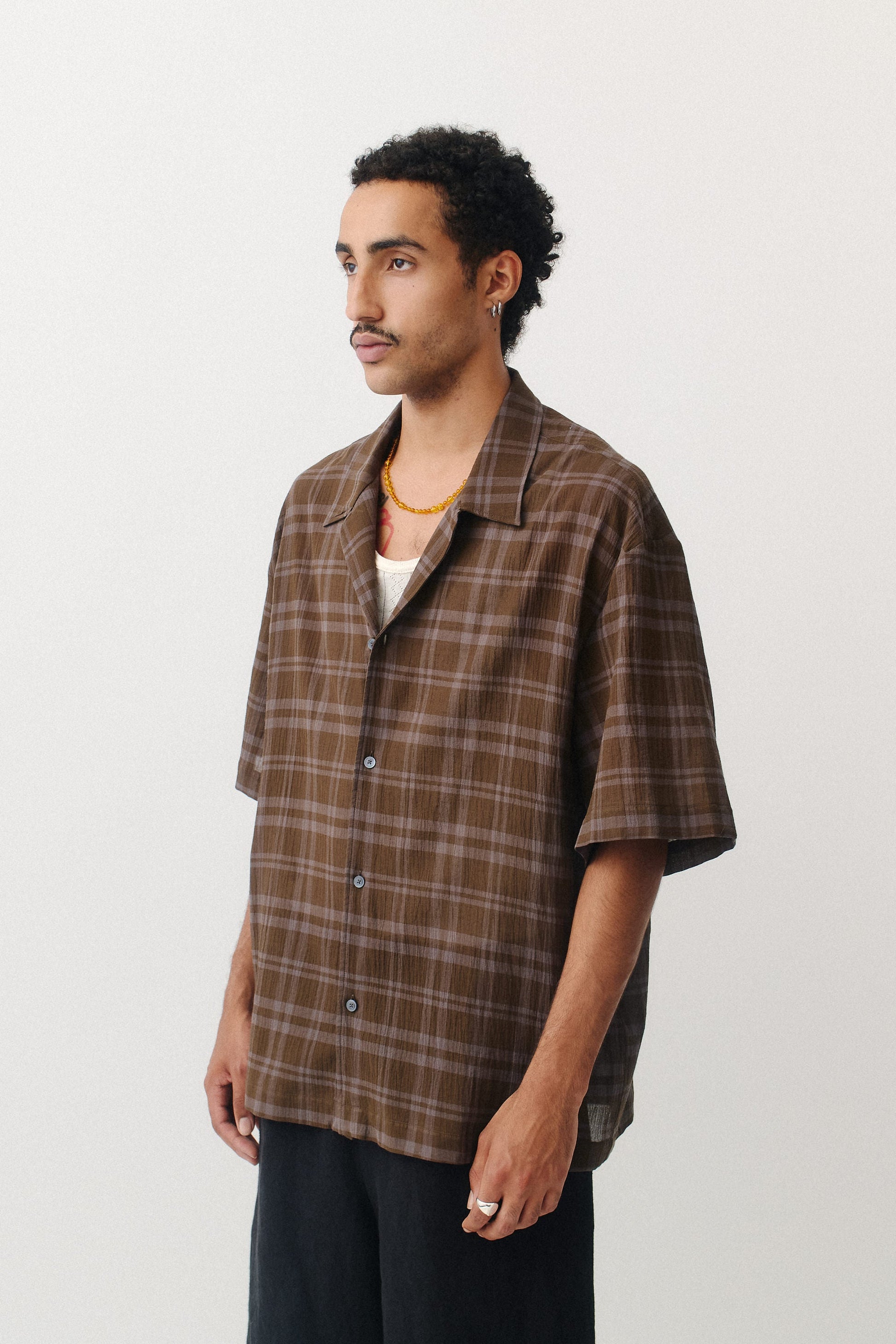 Samata Shirt Earthy Check