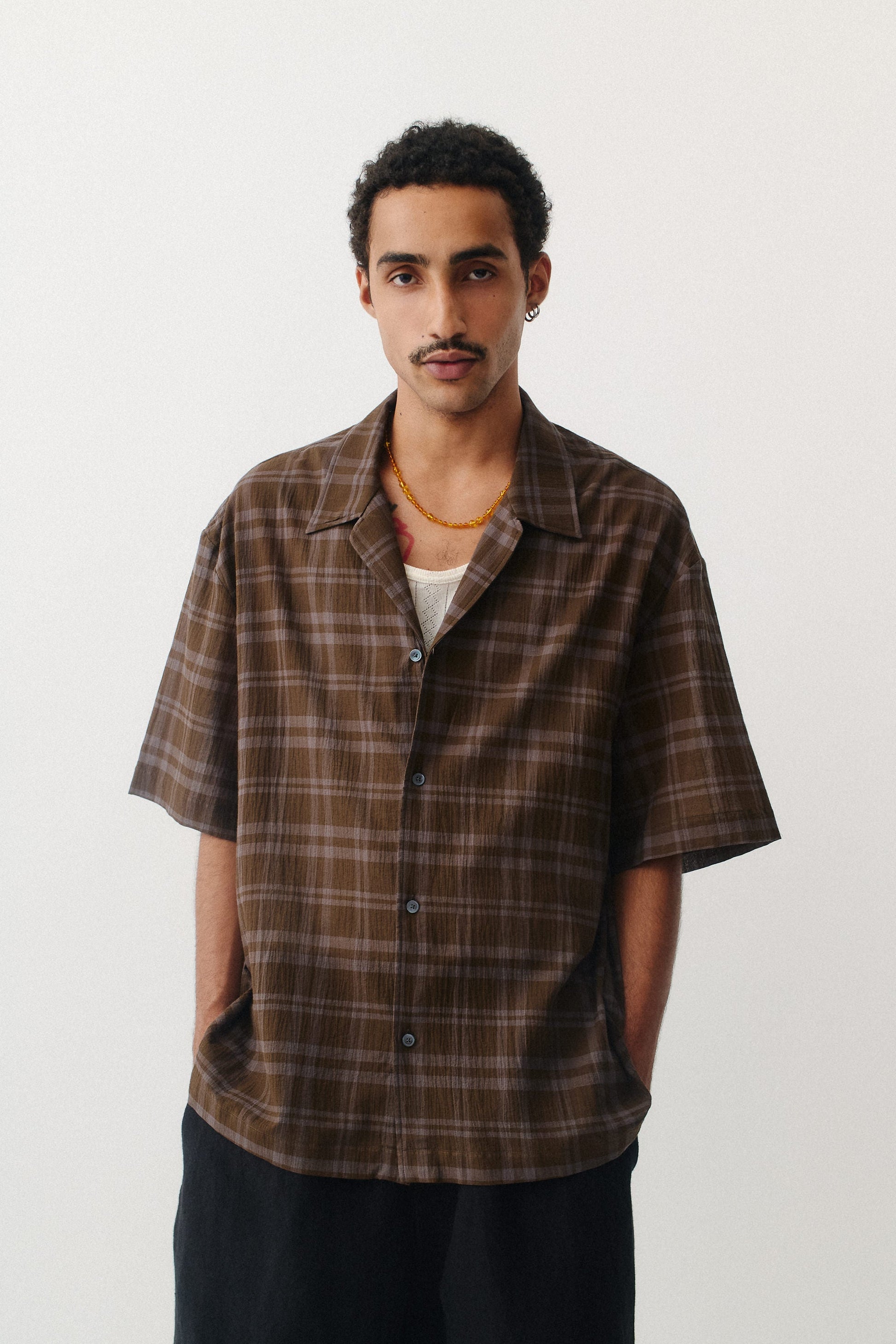 Samata Shirt Earthy Check
