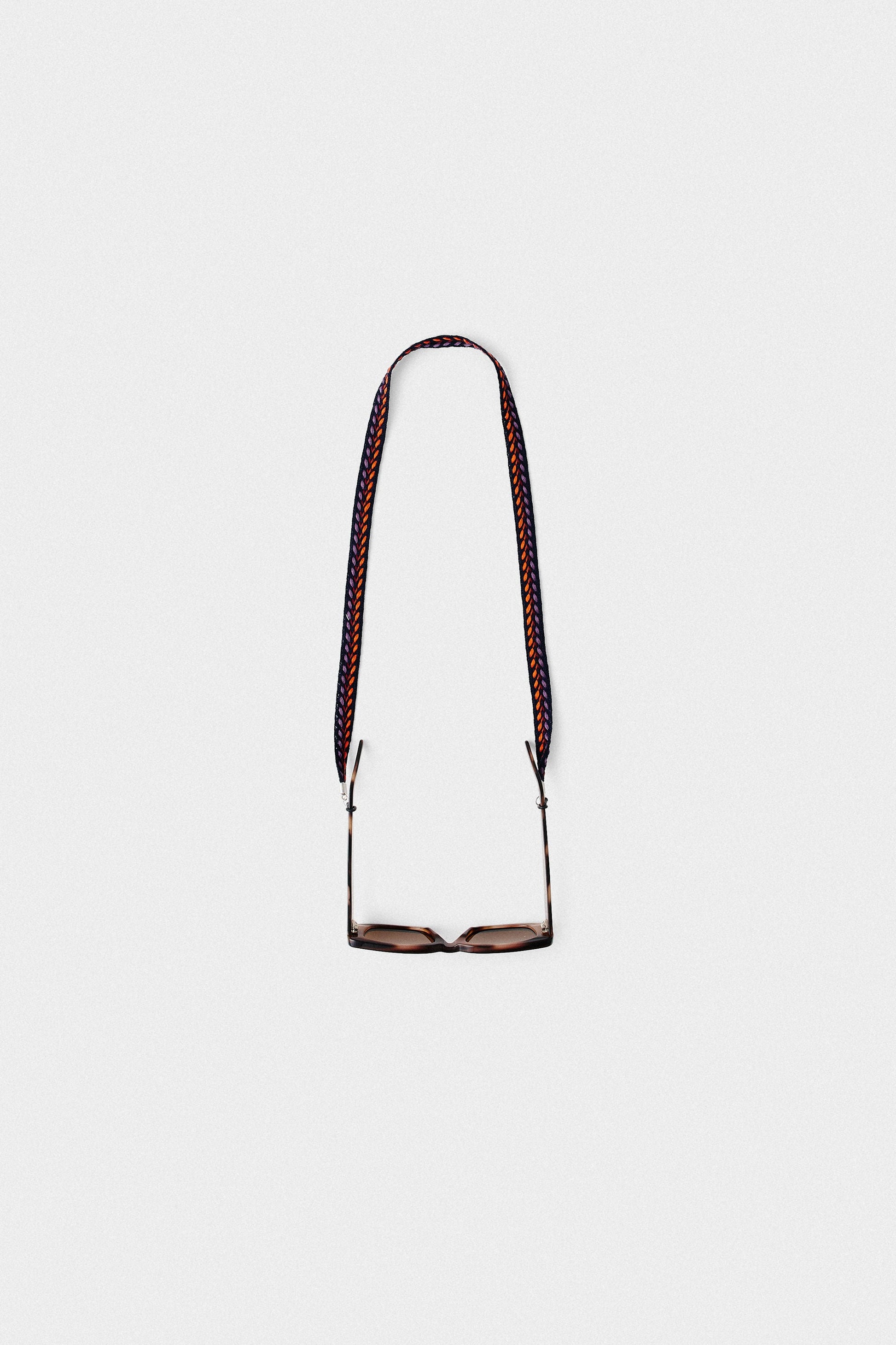 Spectacle Cord Navy Aubergines