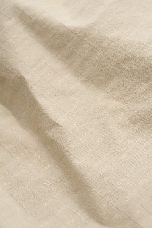 Men's long-pants, cotton blend ripstop, beige.