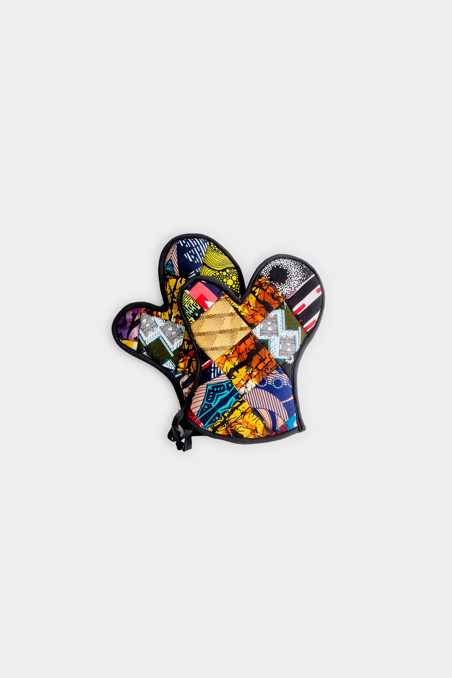 OVEN MITTENS PATCHWORK