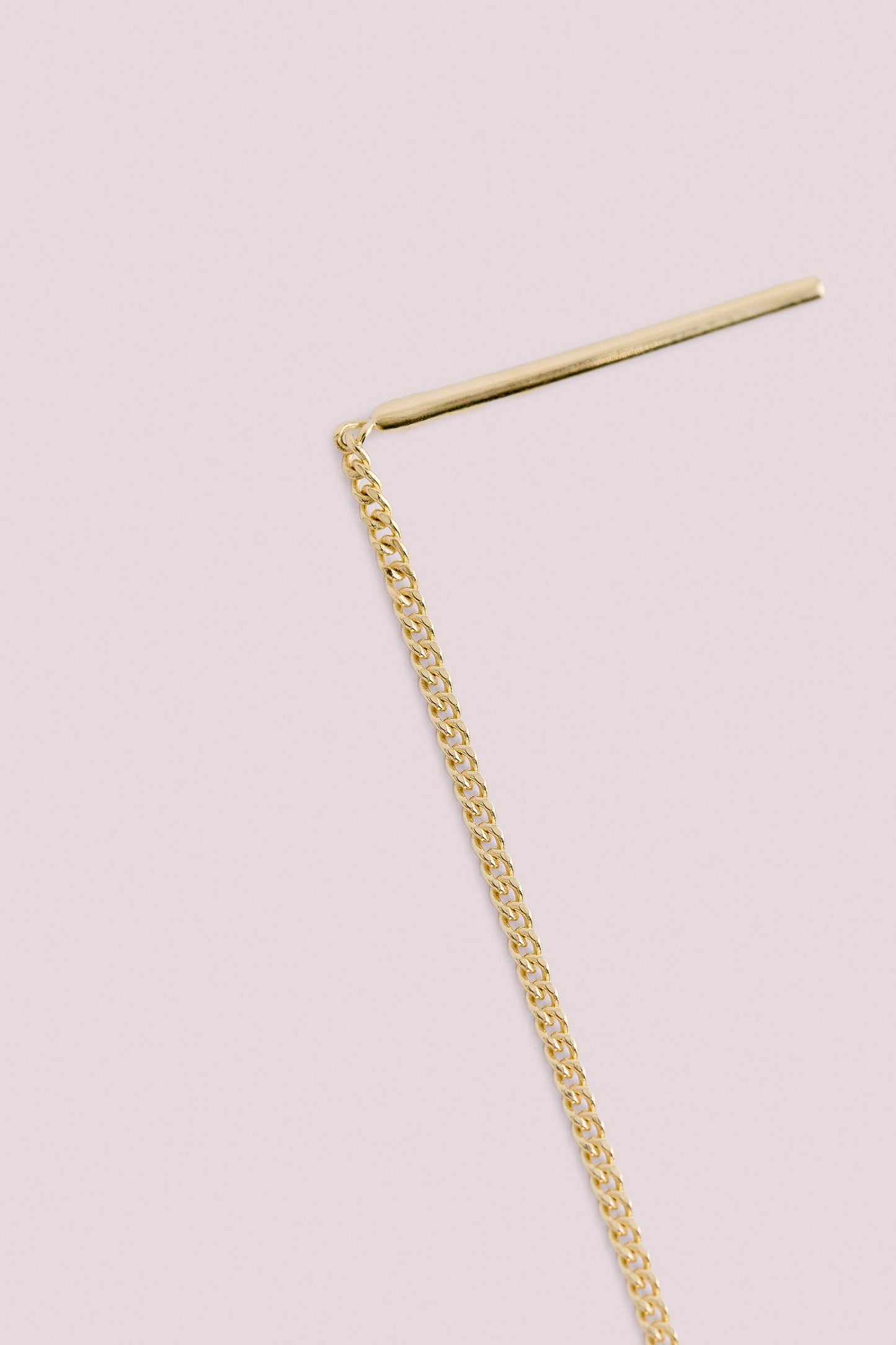 BAR CHAIN EARRING