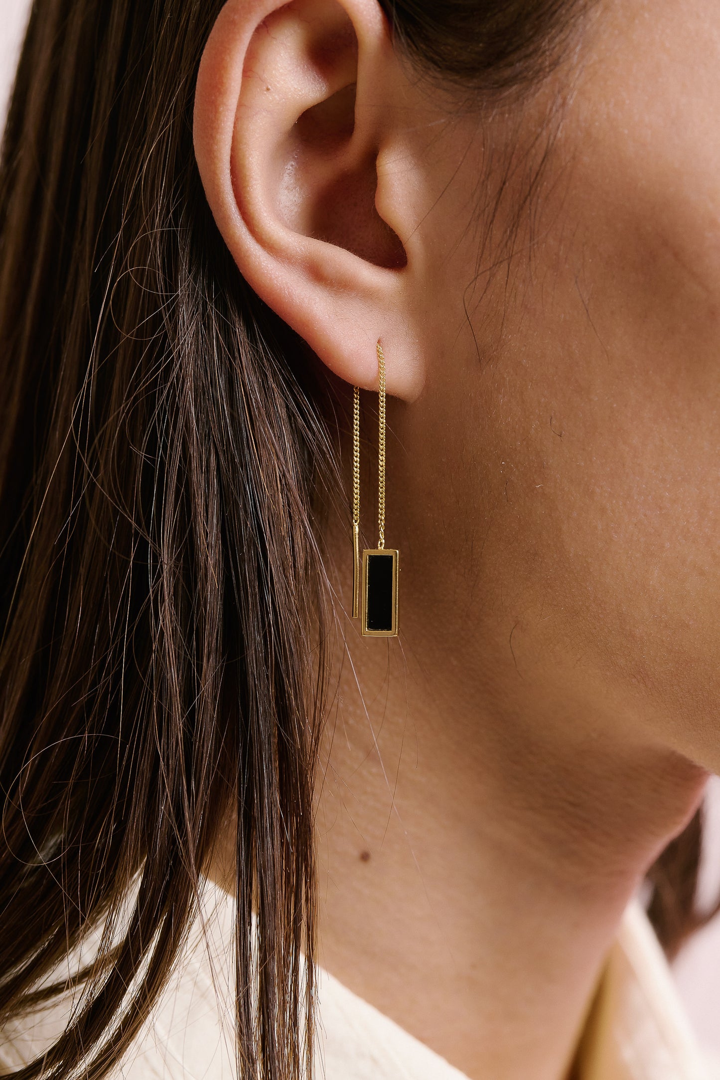 BAR CHAIN EARRING