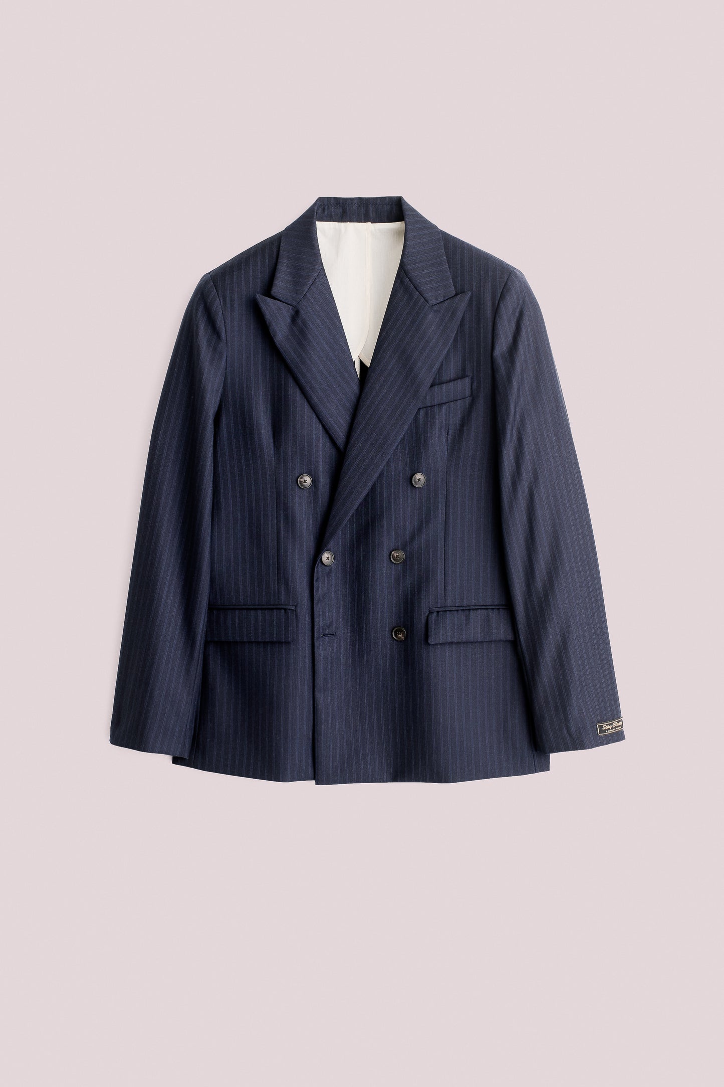 DOUBLE BREASTED PEAK BLAZER