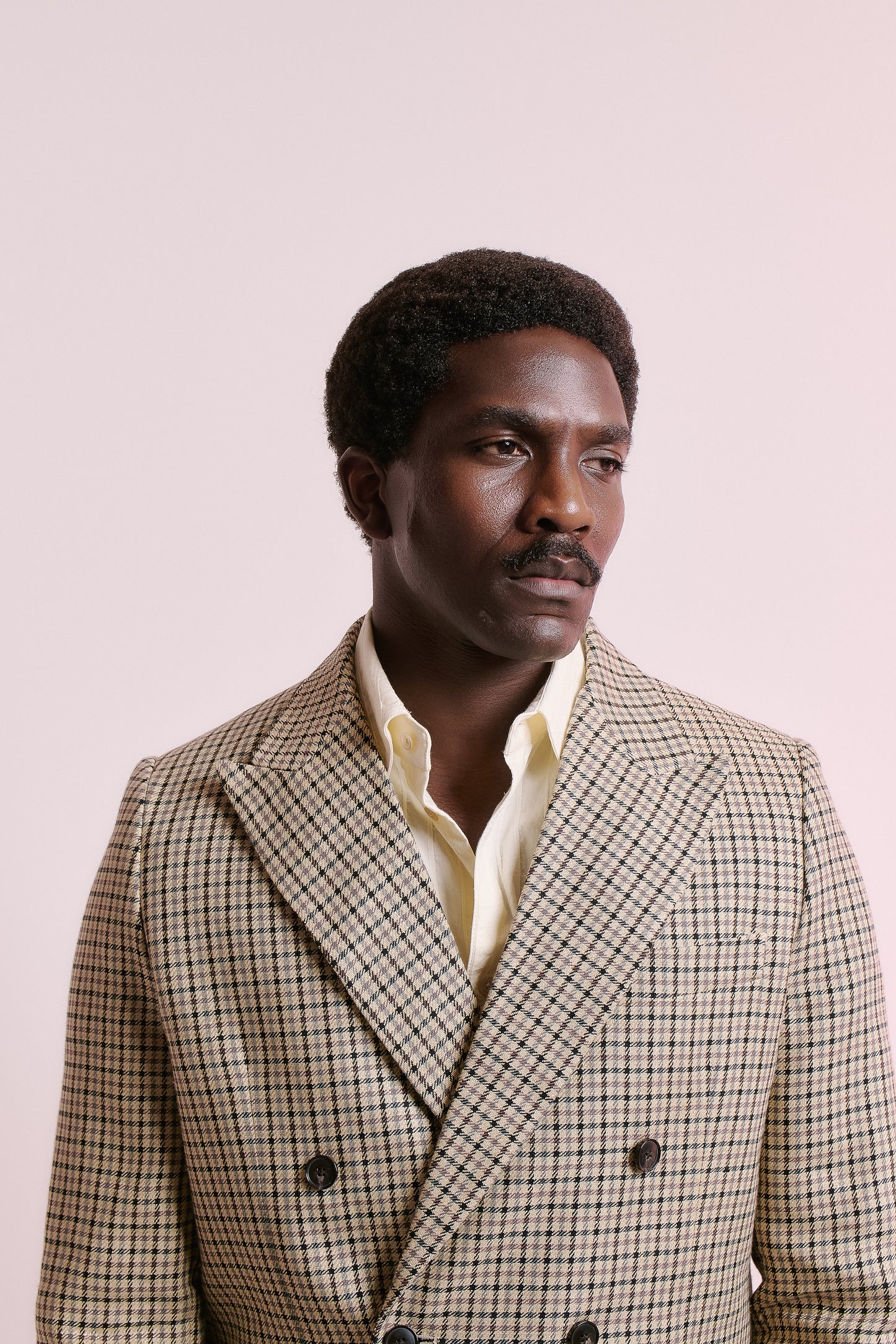 DOUBLE BREASTED PEAK BLAZER